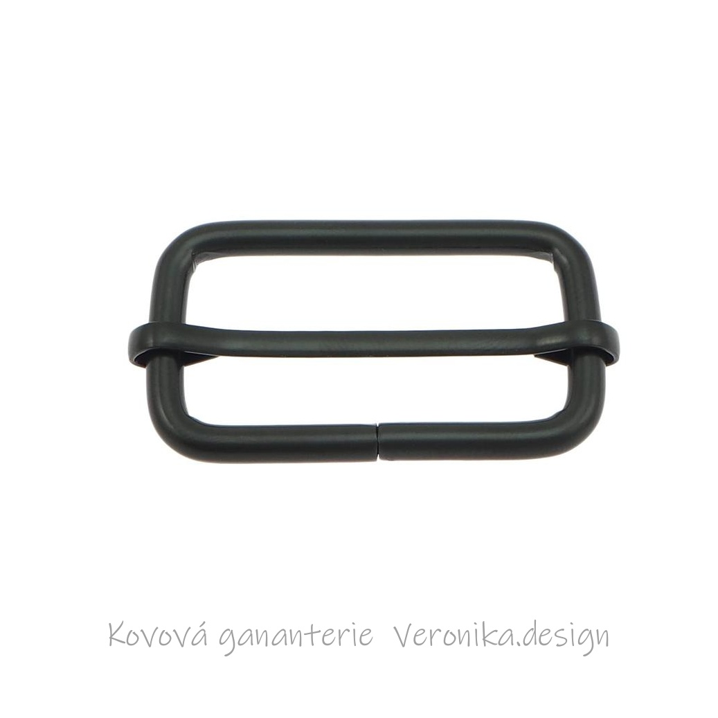 Galanterní průvlečka 20mm - černá