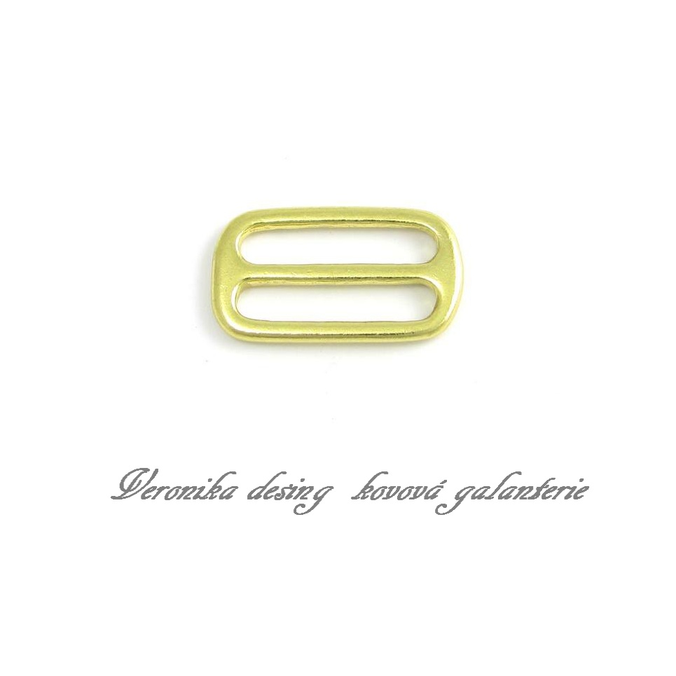 Zkracovadlo popruhů (průvlečná spona) 30 mm-bronz