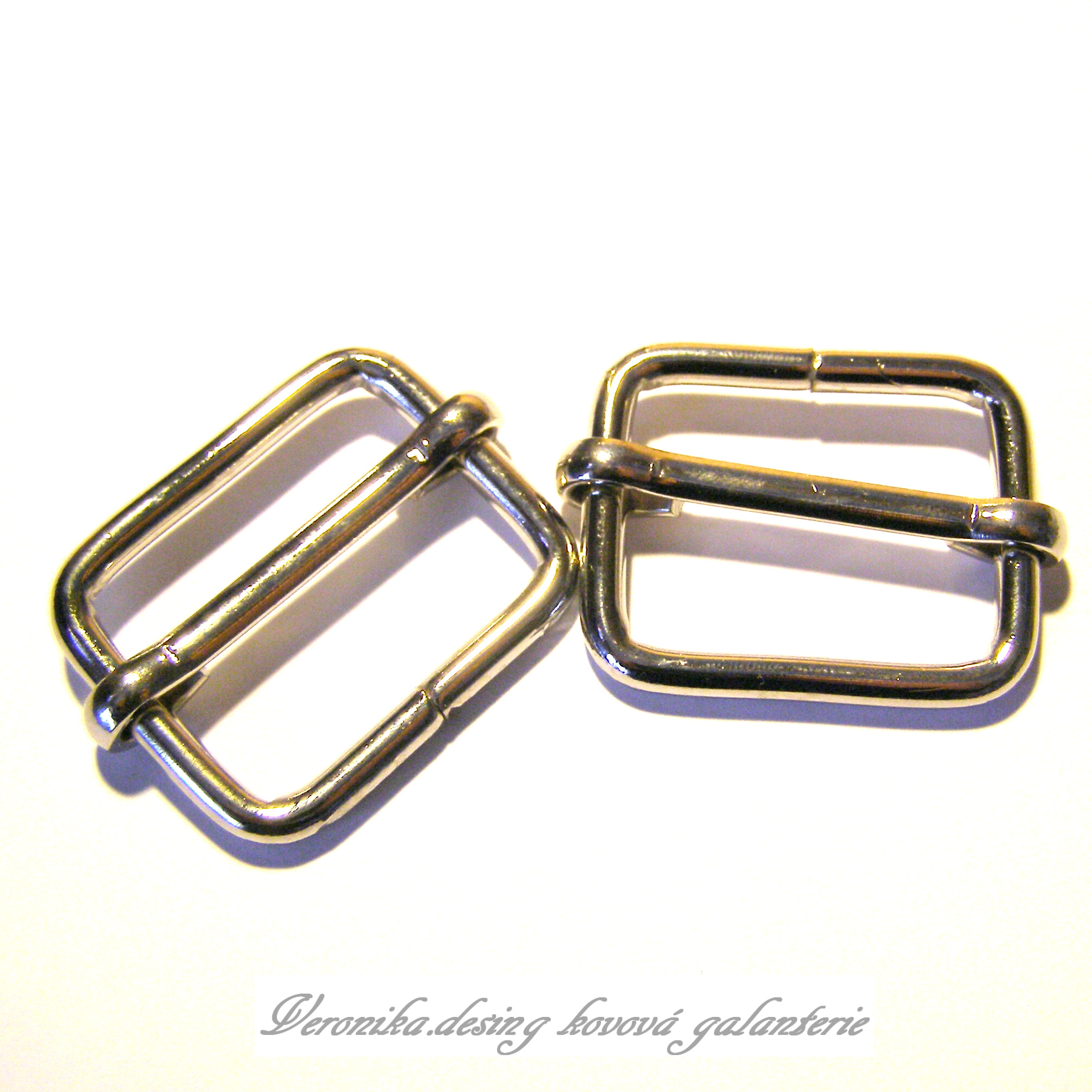 Průvlečná spona kovová 35 mm sada 10 kusů economy