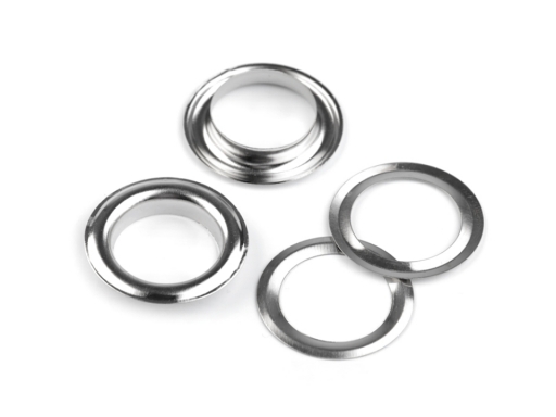Průchodky sada 20 kusů nikl - maxi MM