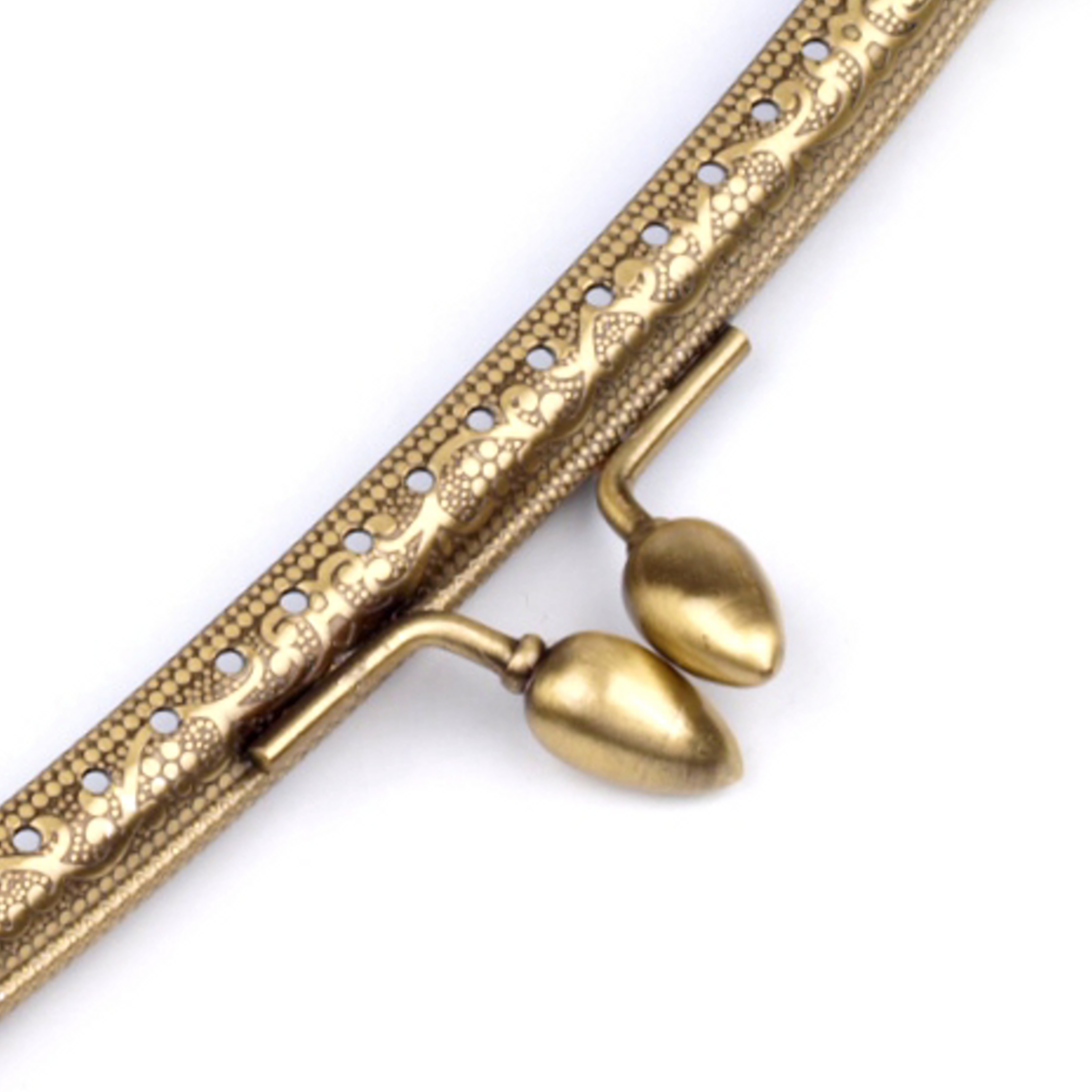 Kabelkový rámeček - 19 cm staromosaz